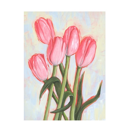 Annie Warren 'Peppy Tulip I' Canvas Art, 24x32